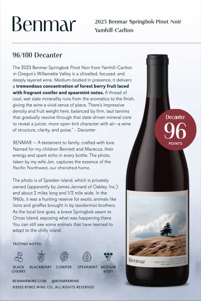 2023 Springbok shelf talker