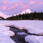 Benmar Above the Clouds Pinot Noir sunset mountain with trees
