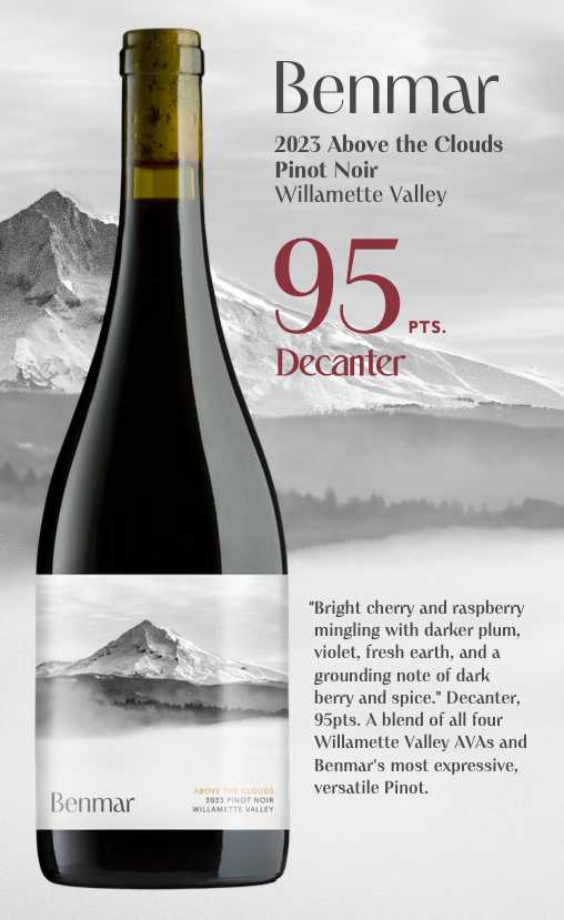 Benmar Above the Clouds 95 pts Decanter